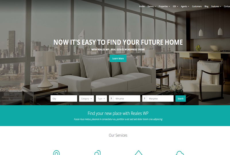 Real Estate Website Design Examples